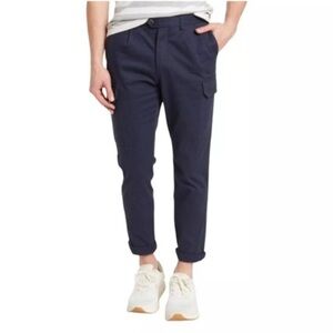ZNT18 Emilio Cargo Chino Pants Men’s Navy Blue Size 34X32 NWT